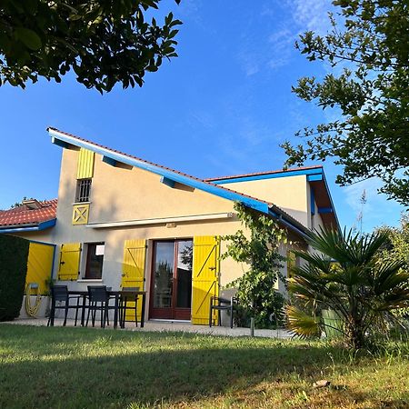 Jolie Maison De Vacances Avec Terrasse Et Jardin Saint-Julien-en-Born Luaran gambar